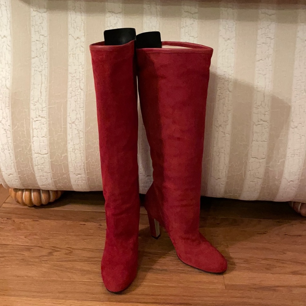 Stuart Weitzman Charlie Knee High Boots 38 1/2 - Picture 2 of 11